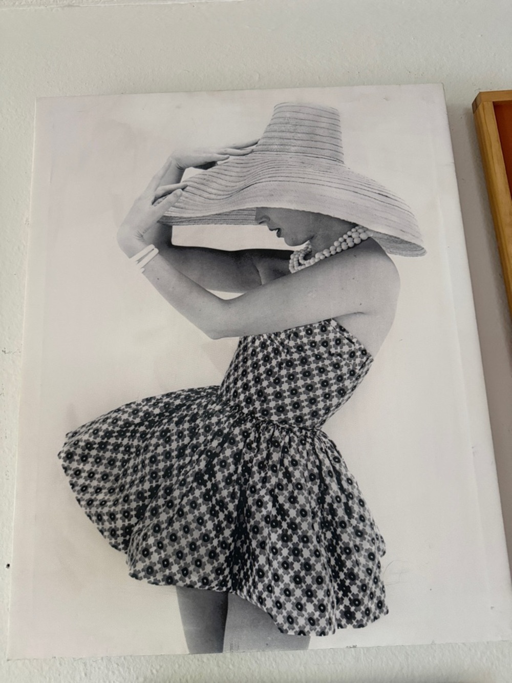 John French Black & White Fashion Art Print on canvas